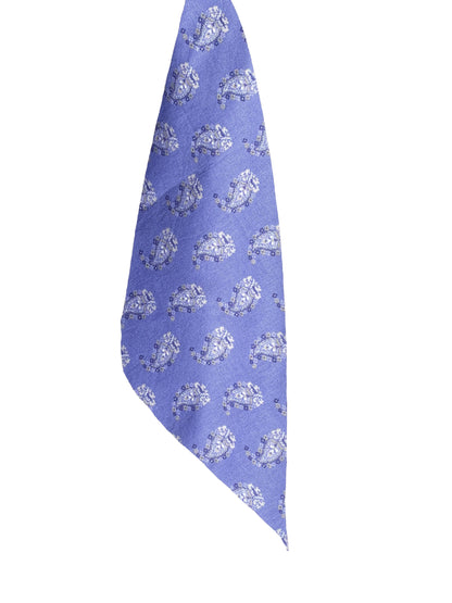 bandana violet paisley coton Valrôme made in France motif provencaux