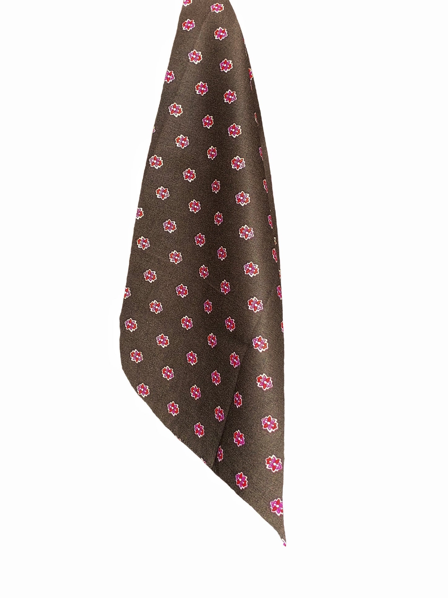 bandana noir coton Valdrôme Made in France 