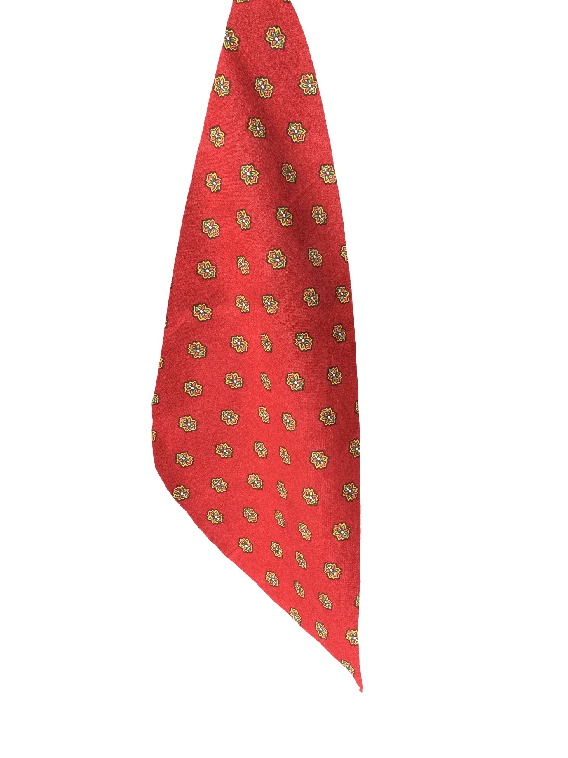 bandana rouge coton Valdrôme Made in France 