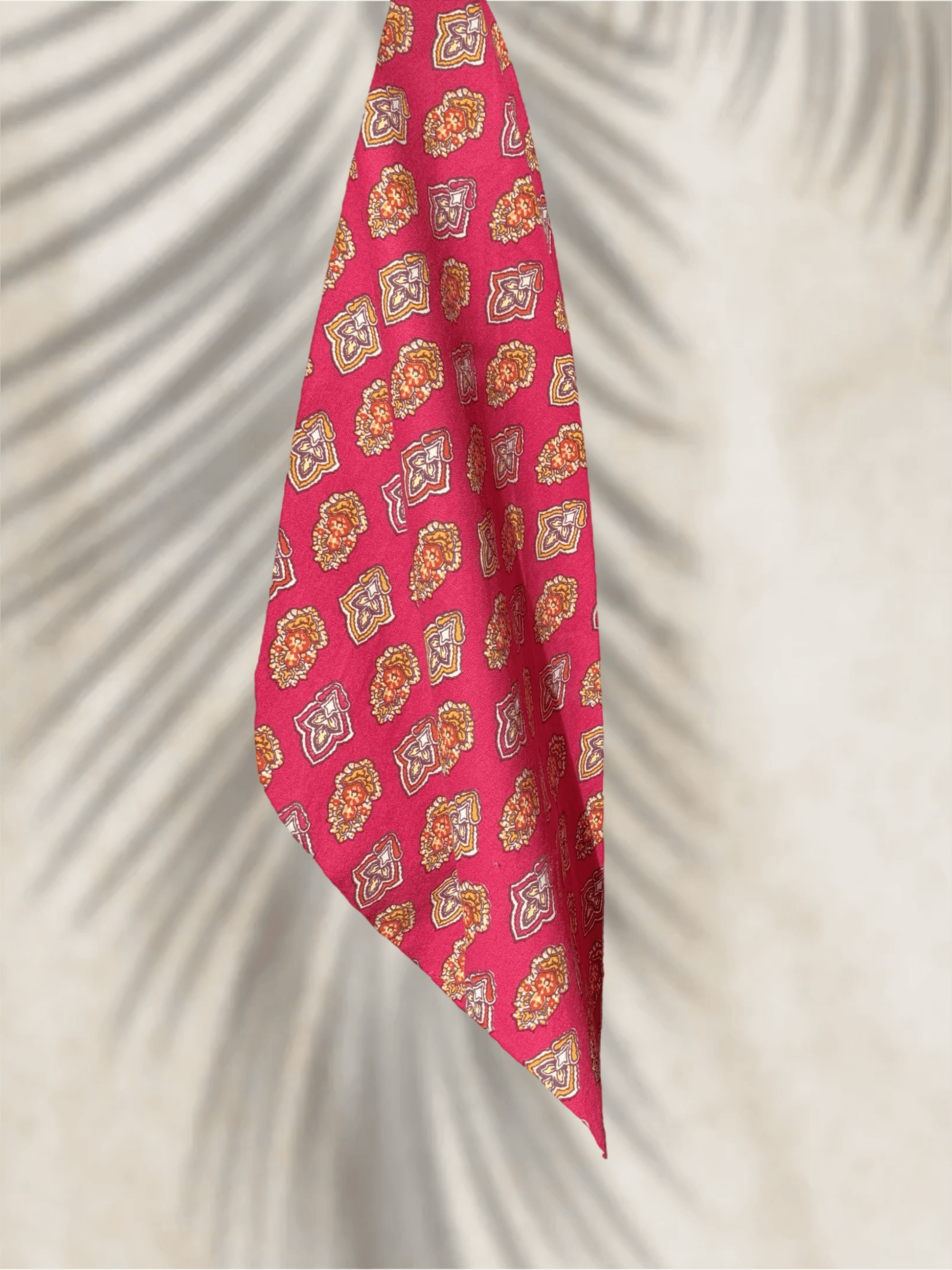 bandana rose coton Valrôme made in France motif provencaux