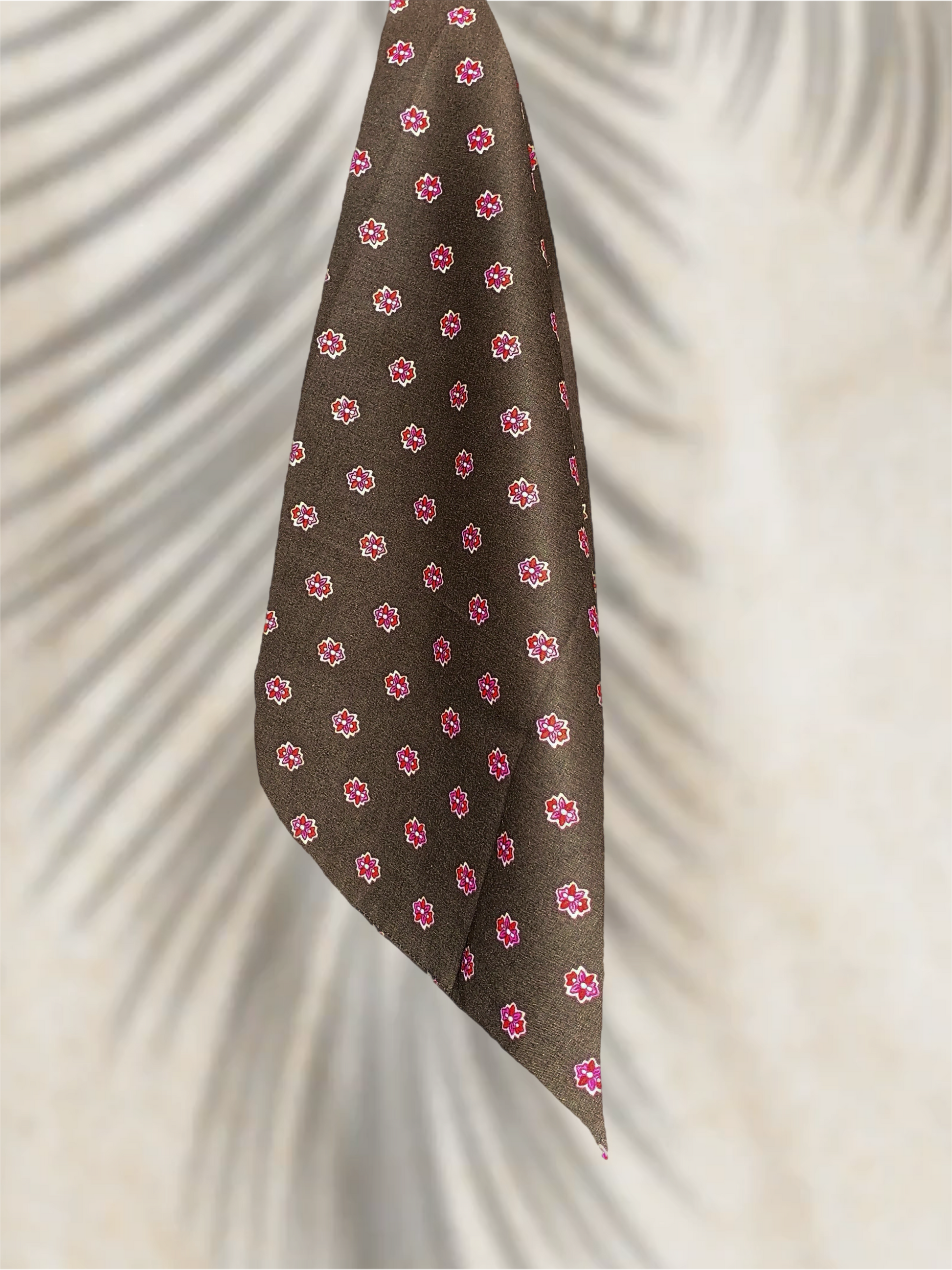 bandana noir coton Valdrôme Made in France 