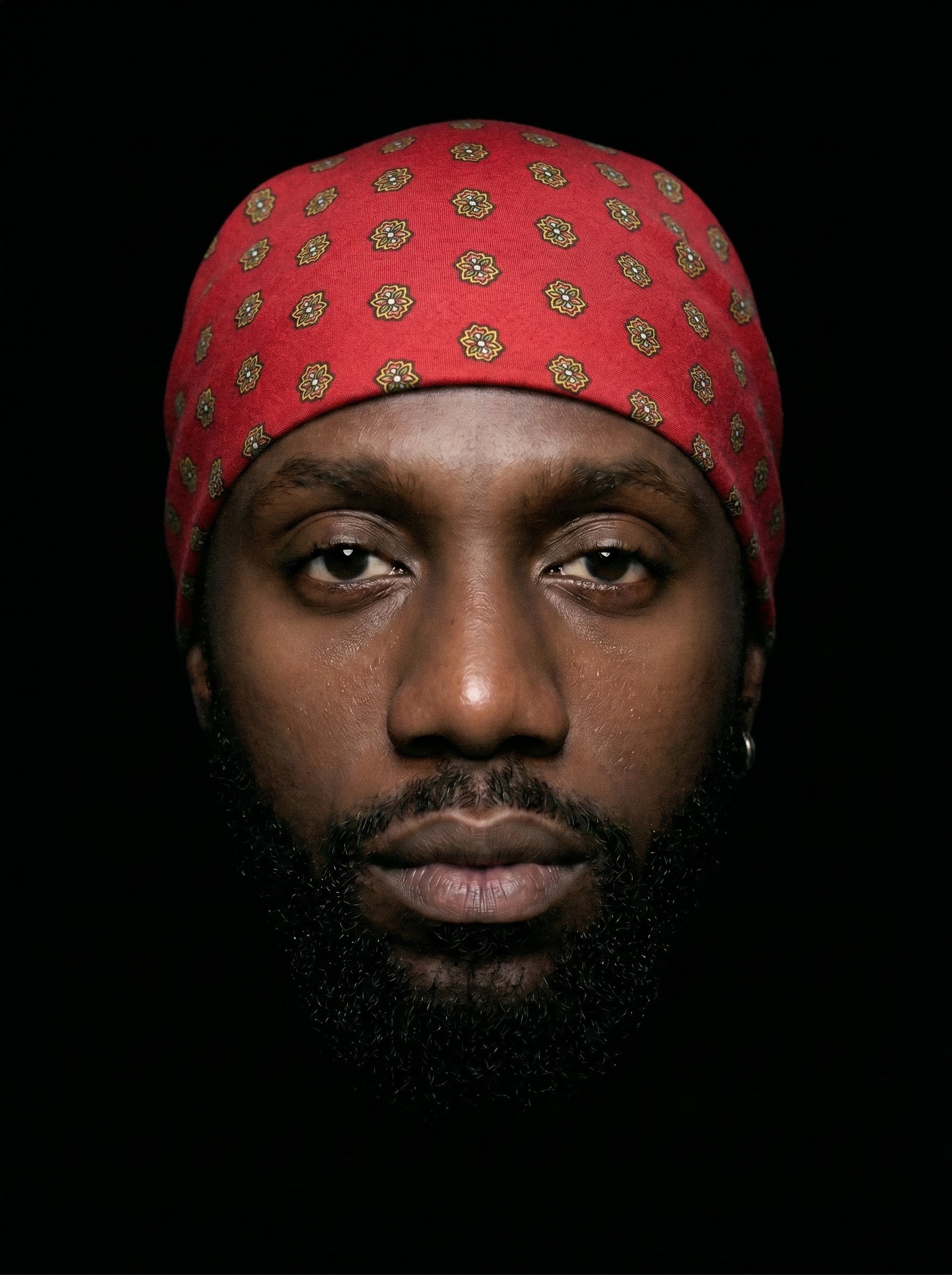 Bandana Médaillon Rouge - Bandanas SimpleMax