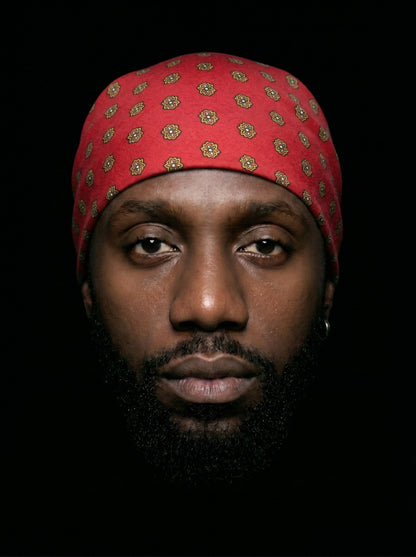 Bandana Médaillon Rouge - Bandanas SimpleMax