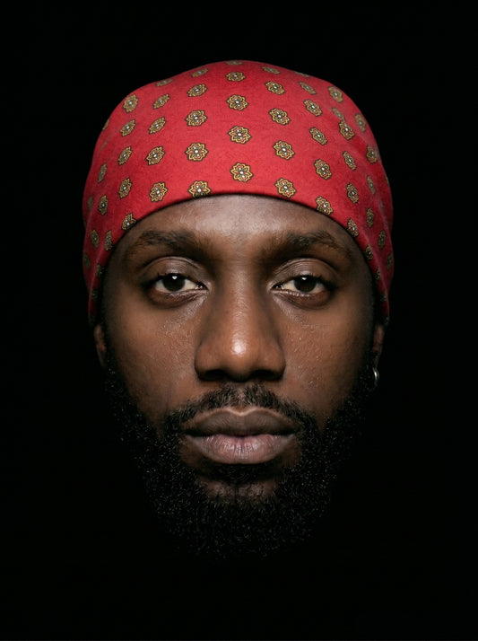 Bandana Médaillon Rouge - Bandanas SimpleMax