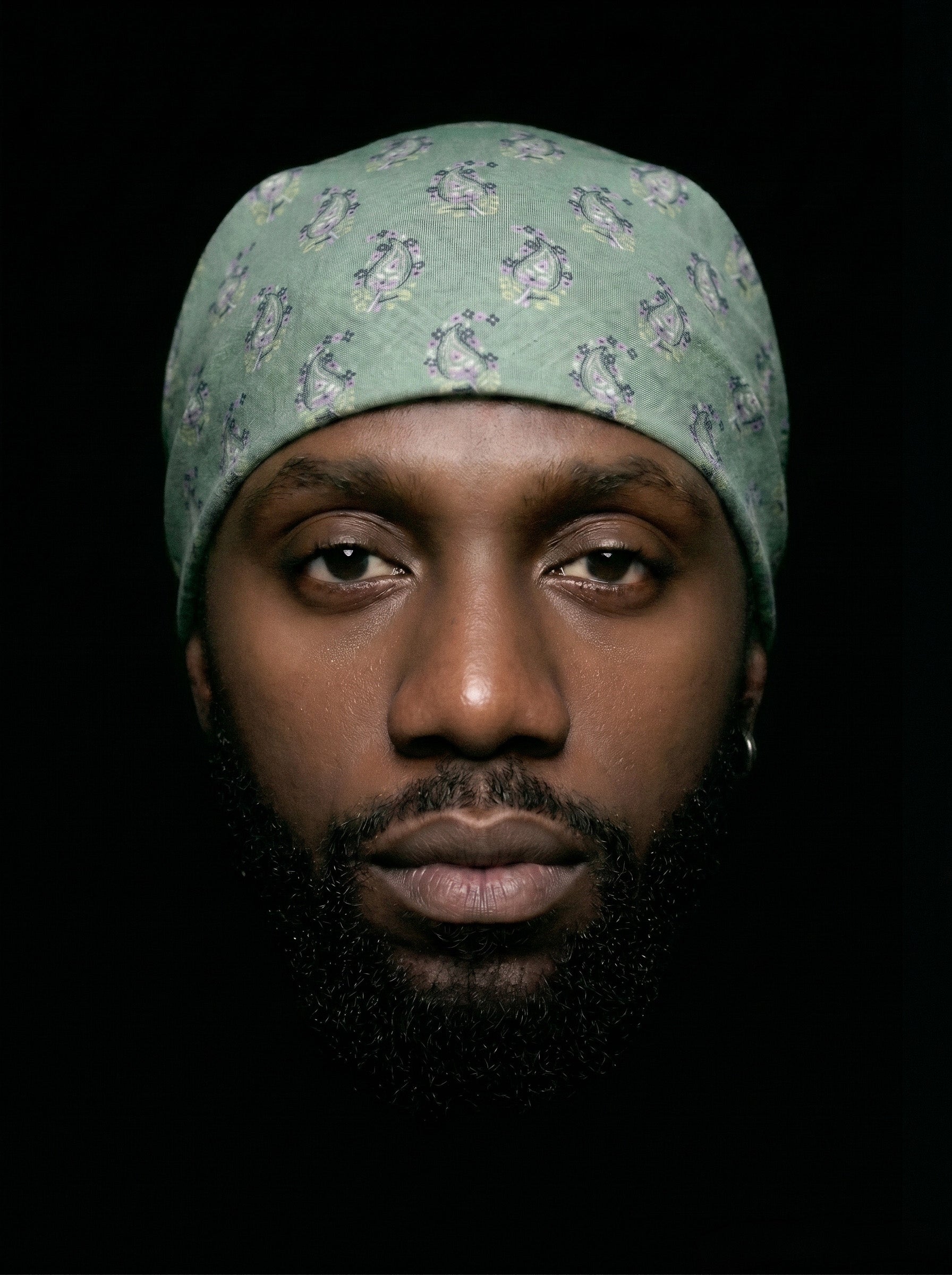 Bandana Paisley Vert - Bandanas SimpleMax