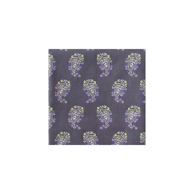 bandana gris paisley coton Valrôme made in France motif provencaux