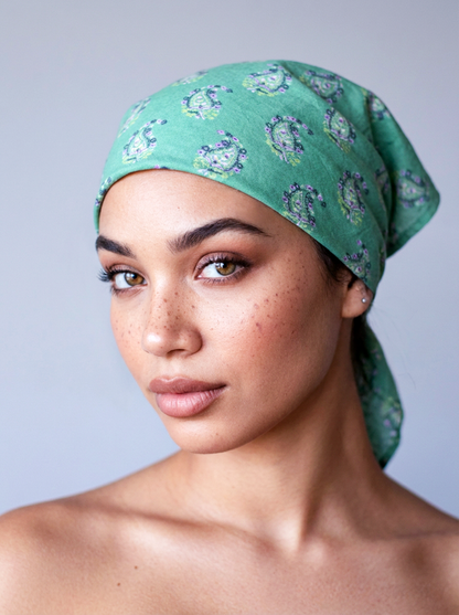 Bandana Paisley Vert