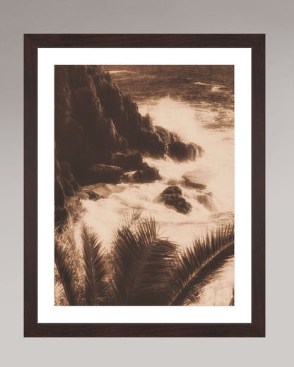 Photographie Savage Riviera en format 30×40 cm, encadrée en aulne brun.